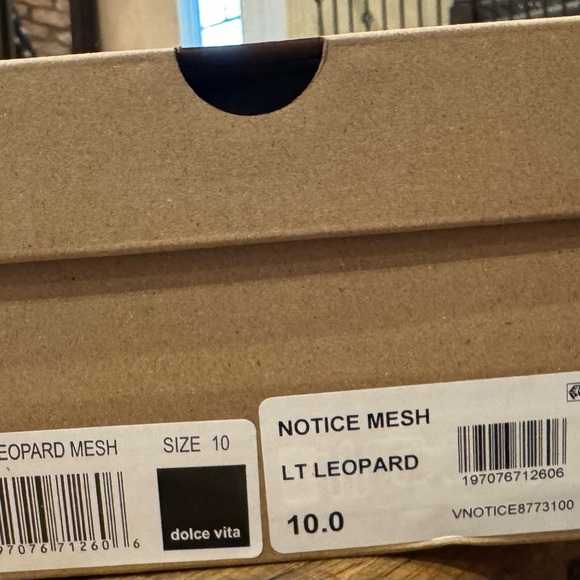 DOLCE VITA NOTICE MESH LT LEOPARD Sneaker Leopard Print Women's Shoe $139 NEW! - Picture 9 of 10